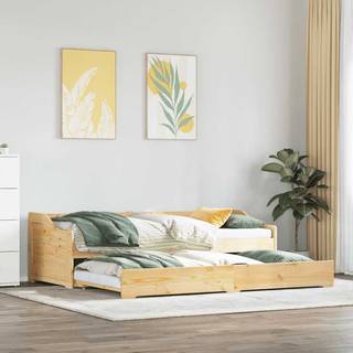 Daybed med Trusse Uden Madras Irun 90x200 Cm - Brun