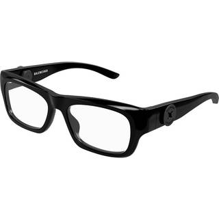 Balenciaga Mand BB0410O 001 Optiske stel Acetat Sort Transparent Firkantet