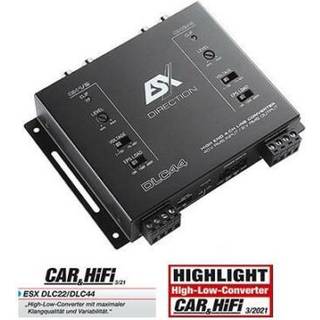 High-End Hi/Low-Konverter (HT>RCA), 4-kanals m. autoremote