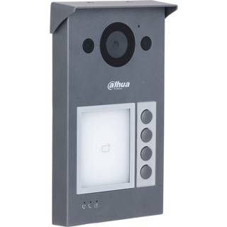 Dahua Sprechanlage DHI-VTO3311Q-WP Videogegensprechanlage mit hoher Auflösung und Smartphoneanruf, App gesteuert, professionelle Türsprechanlage - silber