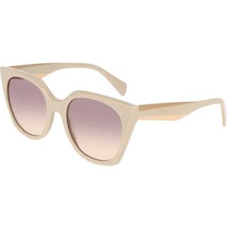 Liu Jo Kvinde LJ813S 264 Solbriller Acetat Beige Grå Firkantet Normal