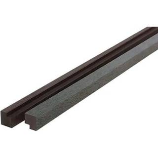 FibroTech akustik afslutningsliste til PREMIUM, PROFF og SQUARE, 25 x 3000 mm, black oak - 2 stk.