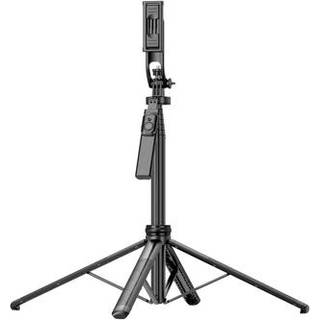 C18 1800mm Udtrækkeligt Panoramastativ med 4 Ben - Foldbart Selfie-stick og Tripod til Streaming og Vlogging