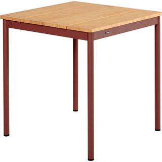 Brafab, Nox Bistro bord 70x70 - Bambus/Zin Red