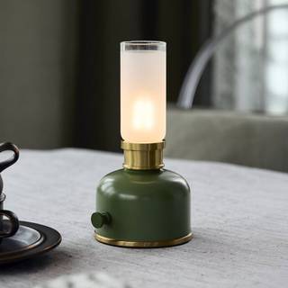PR Home Frida LED bordlampe, transportabel, grøn