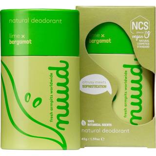 Nuud Lime & Bergamot Stick 45 gr. - Lime & Misty Green