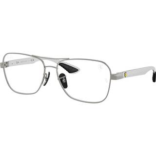 Ray - Ban Unisex RX8436M F116 Optiske stel Metal Grå Transparent Firkantet Normal