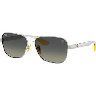 Ray - Ban Unisex RB8336M F08311 Solbriller Metal Sølv Grå Firkantet Normal Skygge