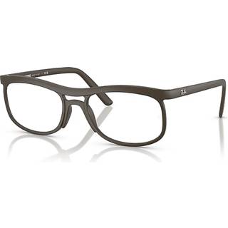 Ray - Ban Unisex RX7254 8063 Optiske stel Kig Brun Transparent Pillow Normal