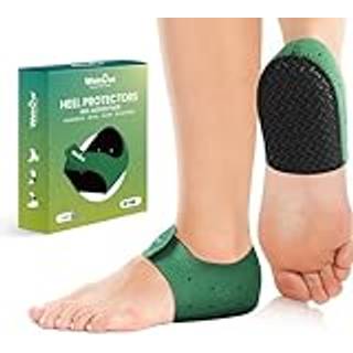 Plantar fasciitis hælbeskytter til sko - welnove anti slip hæl kopper til kvindelige mænd hæle spur smertelindring - hælindsatser puder til achil