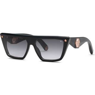 Philipp Plein Kvinde SPP177 PLEIN MUSE 700 Solbriller Acetat Sort Røg Cat Eye Normal Skygge