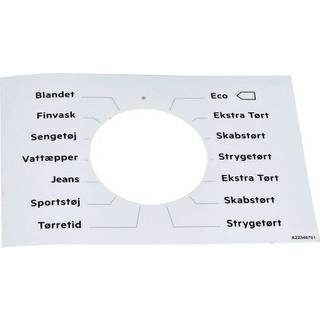 Electrolux programplade, knap, klæbestof 140223467014