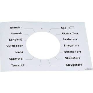 Electrolux programplade, knap, klæbestof 140223467014