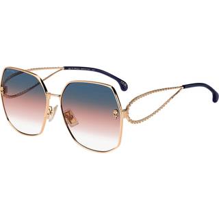 ETRO Kvinde ETRO 0071/F/S DDB/FF Solbriller Metal Guld Grå Firkantet Normal