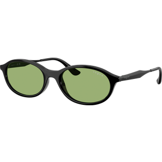 VOGUE EYEWEAR Kvinde VO5625S W44/2 Solbriller Nylon Sort Grøn Rund Normal