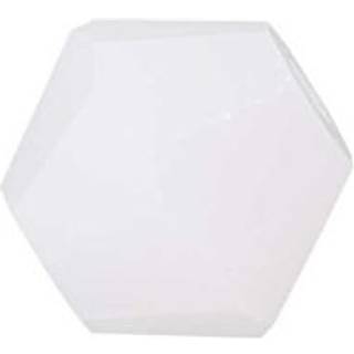 Glasschliff-Raute Perlen 6mm 12 Stück - Rosa Milchig