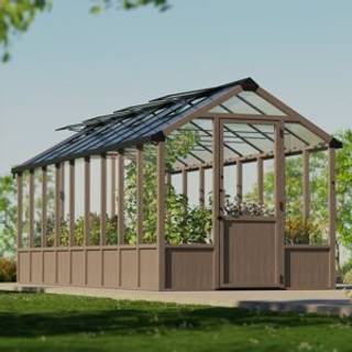 Natura Cedar drivhus - cedertræ