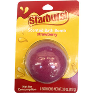 Starburst Strawberry Bath Bomb - 1 stk.