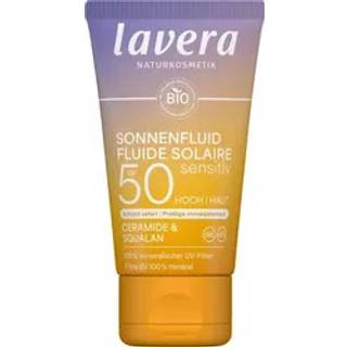 Lavera Solpleje Sun Sensitiv Sun Fluid Sensitive SPF 50 40 ml (1.825,00 kr / 1 l) - 40 ml