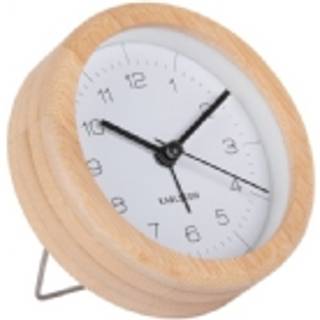 Karlsson Neat Round Vækkeur KA5923WH - Unisex - 10 cm - Quartz