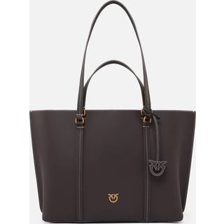 Pinko Carrie Big Shopper taske mørkebrun