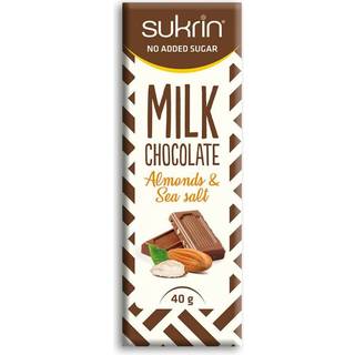 Mælkchokolade med Mandler og Havsalt