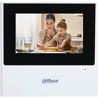 Dahua VTH2611L-WP Kompakter Wi-Fi Innenmonitor mit 4,3" TFT Touchscreen und innovativer PoE Technologie - weiß