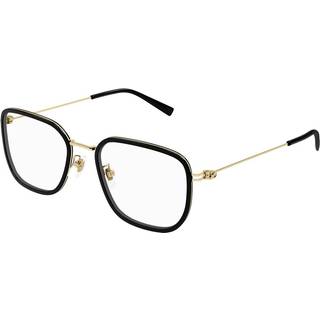 Gucci Unisex Gucci GG1852OA 001 Optiske stel Injiceret Sort Transparent Firkantet