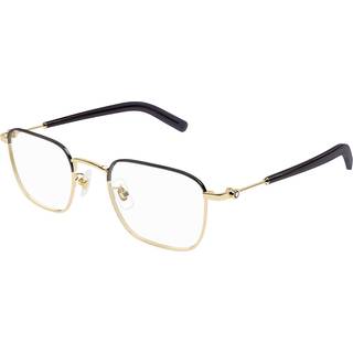 Montblanc Mand Montblanc MB0389O 008 Optiske stel Metal Guld Transparent Firkantet