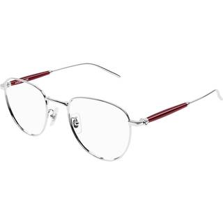 Montblanc Mand Montblanc MB0410O 003 Optiske stel Metal Sølv Transparent Sommerfugl