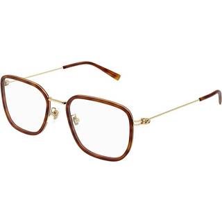 Gucci Unisex Gucci GG1852OA 002 Optiske stel Injiceret Havana Transparent Firkantet