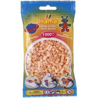 Hama Perler - 1000 stk selvlysende rød - Midi (207-56)