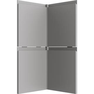 Epoq Integra hjørnelågebase - 2 stk. til køkken (steel grey)