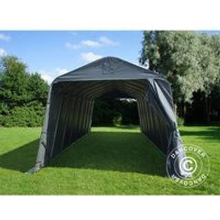 Garagetelt Opbevaringstelt PRO 3,77x9,7x3,18m PVC, Grå