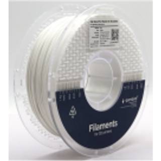 PLA-filament til 3D-printere 1,75 mm 1 kg - hvid