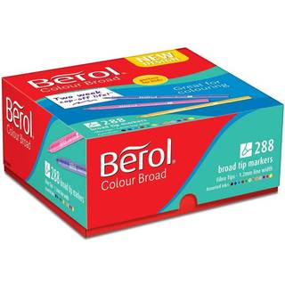 Colorbroad, assorted farver, Classpack-288, BEROL 2057598