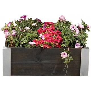 Gardenlife Premium-A Højbed 22x66x66cm sort grundmalet ✓ På lager - klar til levering og afhentning