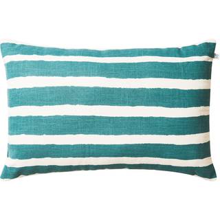 Chhatwal & Jonsson Block Stripe udendørspude 40x60 cm Heaven blue-off white