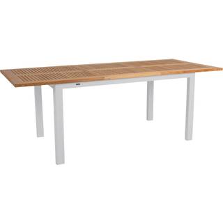 Brafab, Lyon Spisebord 95x152-210cm - Lysegrå/Teak