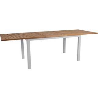 Brafab, Lyon Spisebord 92x194-252 cm Light Grey/Teak