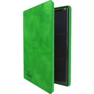 Gamegenic 18-Pocket Premium Zip-Album - Grøn - Kortspils Samlemappe