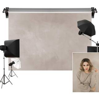 Kate 7x5ft/2,2 m (W) X1.5m (H) Khaki Baggrunde Retro Solid Nude Baggrundsfotografering Props Studio Digital Trykt baggrund