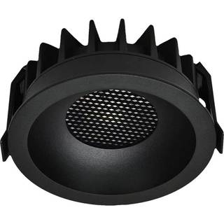 18W Blændfri RA90 CCT Downlight Ø106mm - 3 lyskulører, sort front, Hul: Ø95mm, Honeycomb - Dæmpbar : Ikke dæmpbar, Kulør : 3-i-1