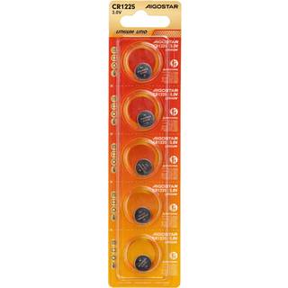 5 stk. Knappcellebatteri - CR1225, 3V