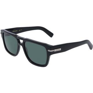 Salvatore Ferragamo SF2070S 001 56 Solbriller Mænd Black - Black - 56mm