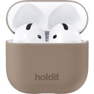 Holdit AirPods 4 Silicone etui (mochabrun)