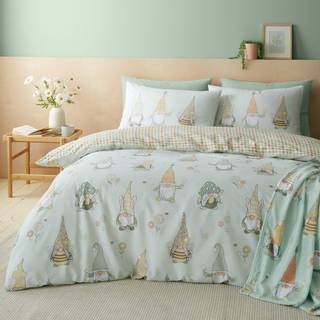 Catherine Lansfield Catherine Lansfield Green Spring Gonks Reversible Duvet Cover Set