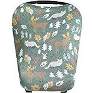 Babybilsædet dækning af baldakin og sygeplejedækning multi-use stretchy 5 i 1 gave """" Atwood """" af Copper Pearl