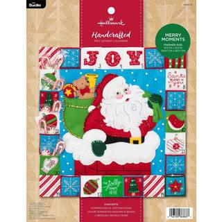 Bucilla Hallmark Felt adventskalender 15.5 """" Merry Moments
