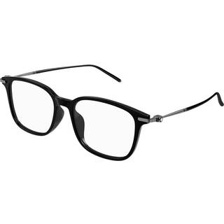 Montblanc Mand MB0413OA 001 Optiske stel Acetat Sort Transparent Cat Eye